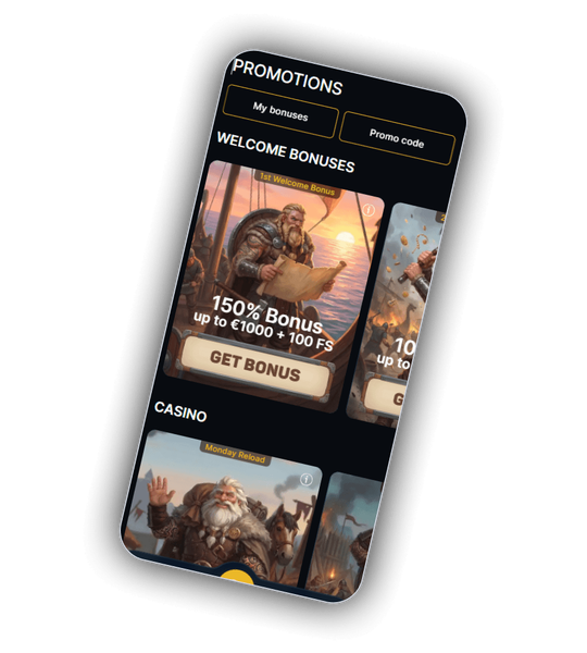 Odin Fortune welcome saga promotion &mdash; 150% up to &pound;900 + 100 free spins